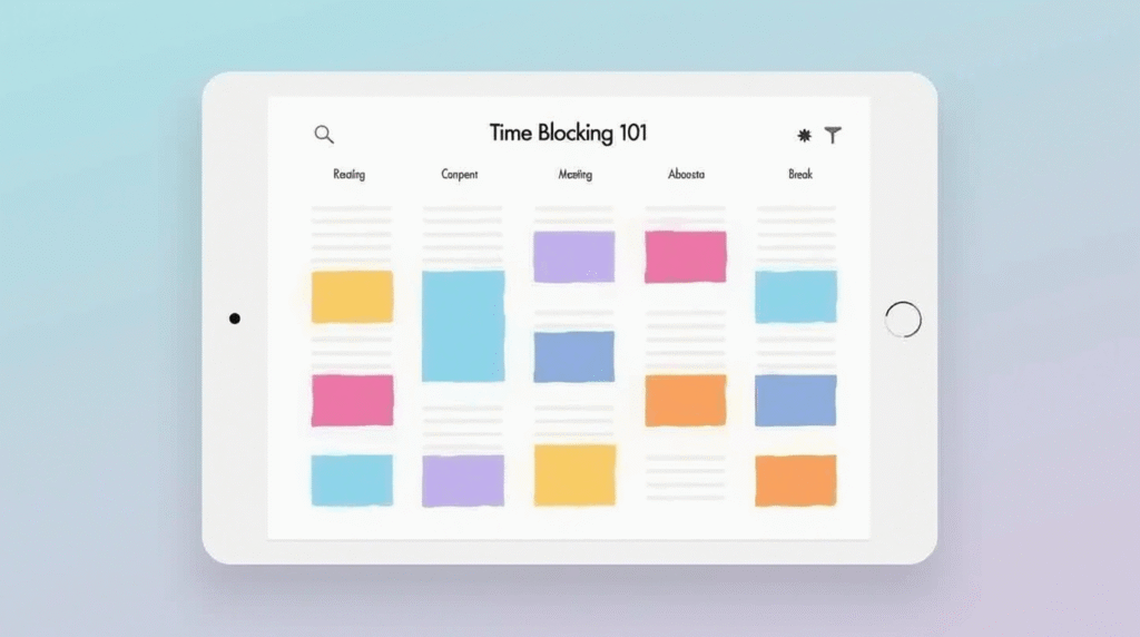 Time Blocking 101: How to Structure Your Day for Maximum Productivity