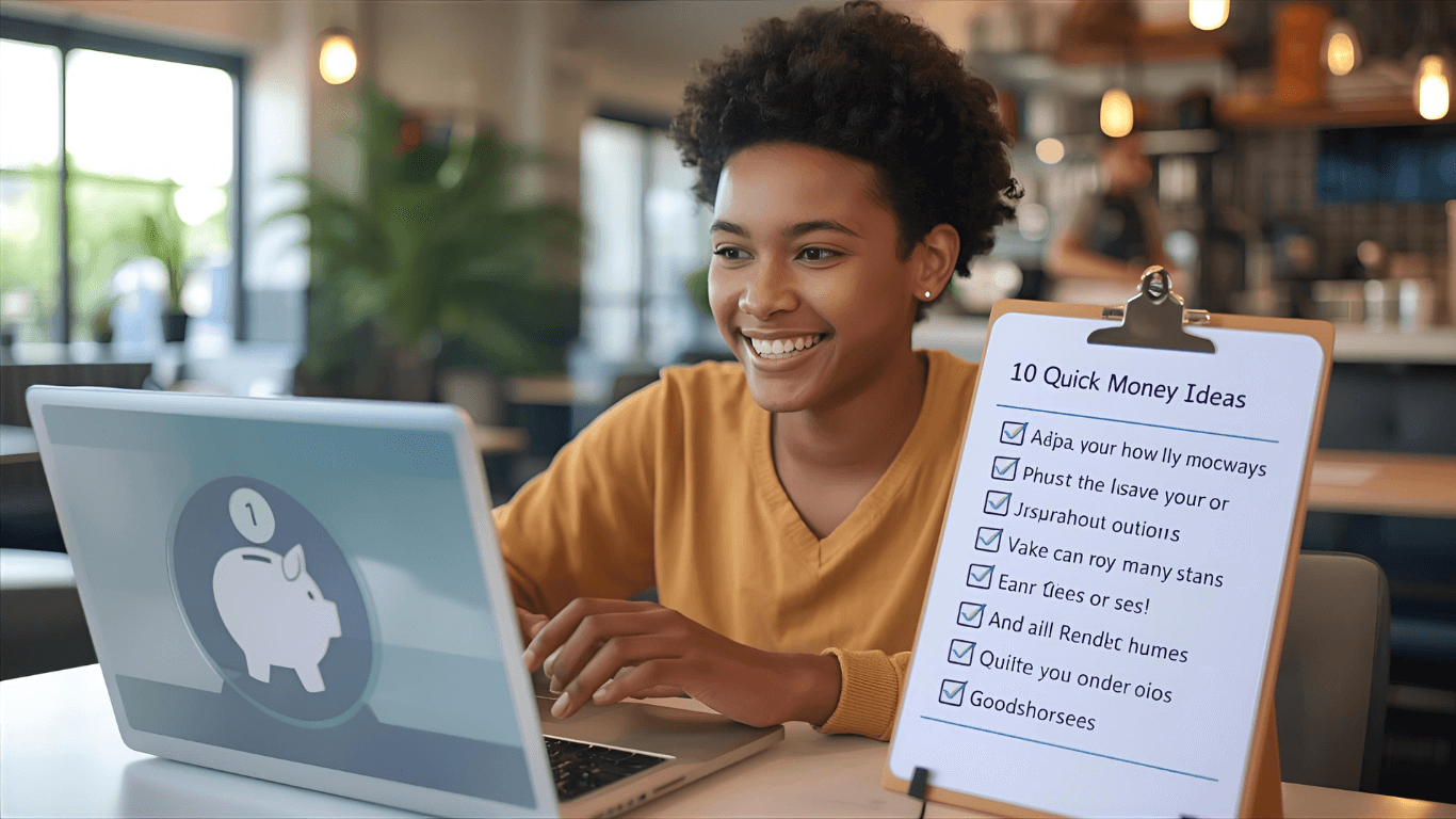Quick Money: 10 Legit Ideas You Can Try Today