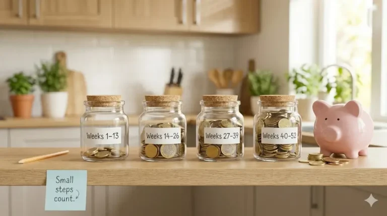 The Ultimate 52 Week Money Saving Challenge to Fund Your Side Hustle